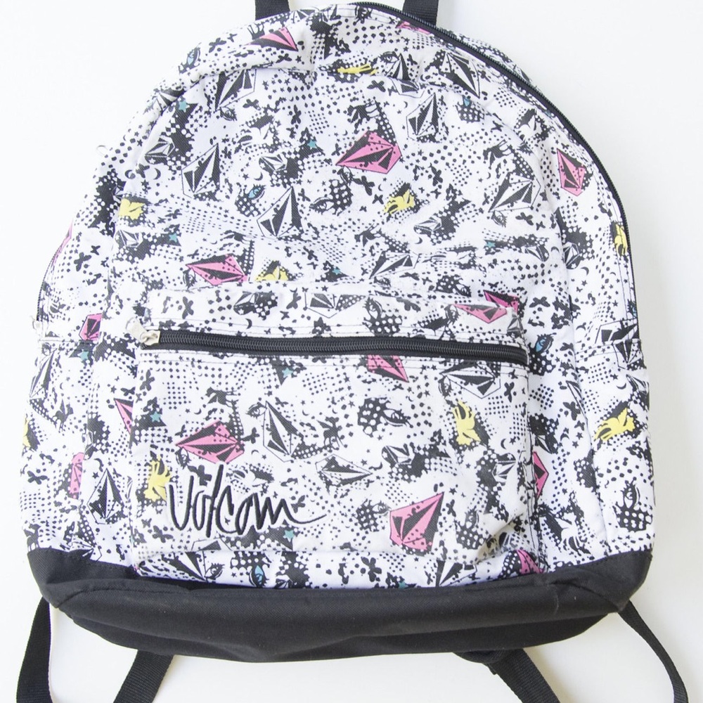VOLCOM COSMIC FAUN STONE LOGO SCHOOL BACKPACK BAG